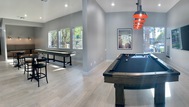 Ritiro Apartments Las Vegas pool table shuffleboard table